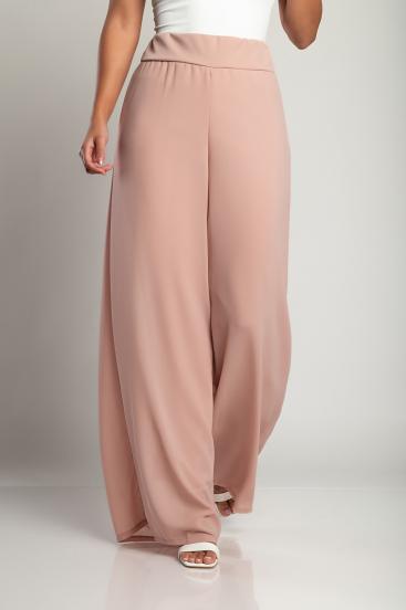 Pantaloni lungi eleganti Veronna, roz