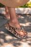 Sandale cu imprimeu, leopard