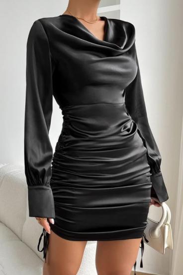 Rochie mini elegantă, negru