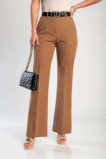 Pantaloni lungi eleganti, camel