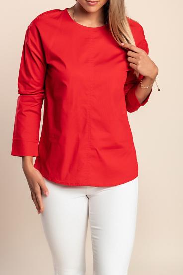 Bluza cu maneca lunga, rosie