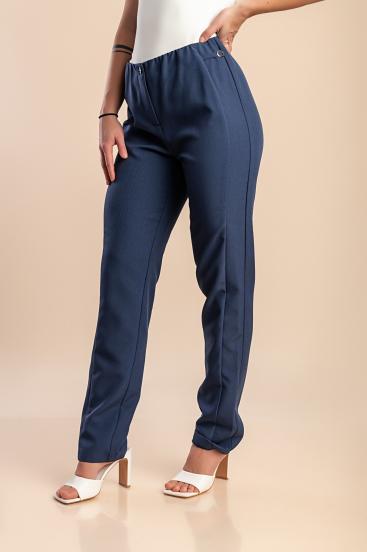 Pantaloni eleganți mărimi mari, albaștri