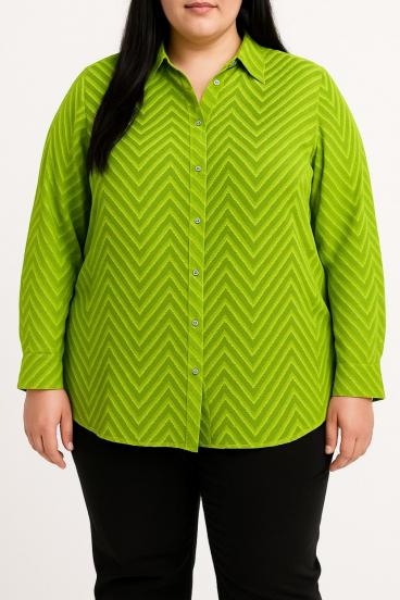 Bluza mărimi mari, verde