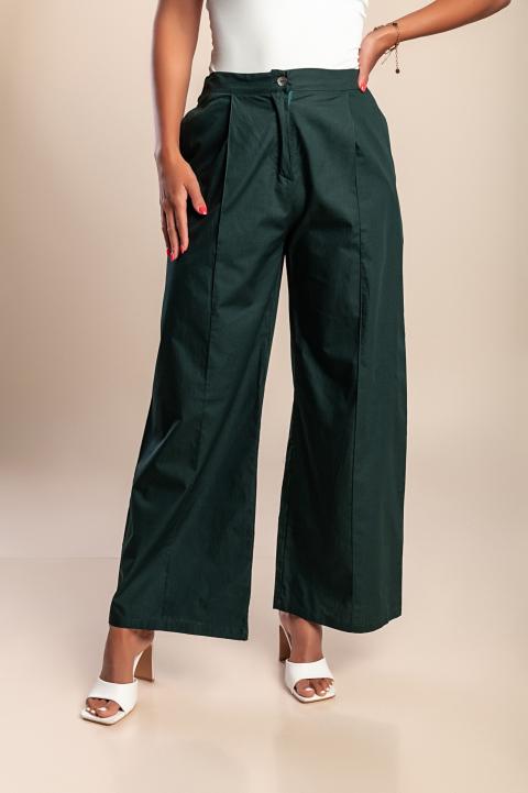 Pantaloni din bumbac, verzi