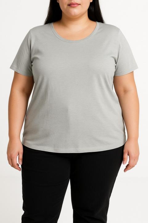 Tricou din bumbac, gri
