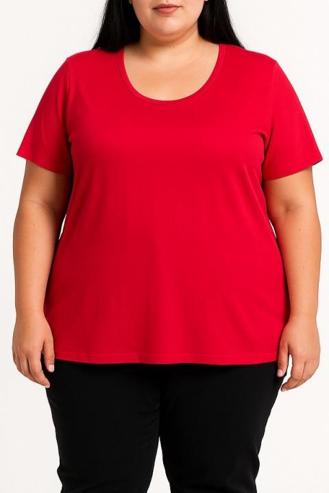 Tricou din viscoză, fucsia