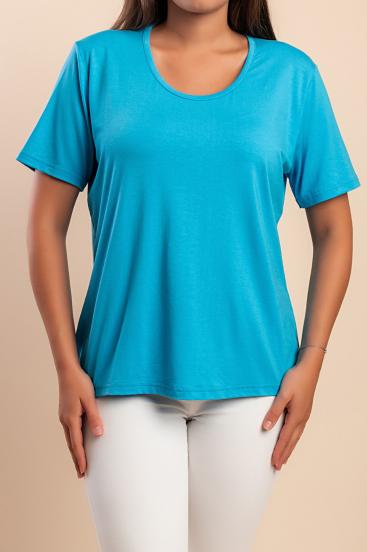 Tricou din viscoză, albastru