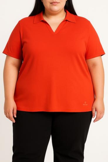 Tricou din bumbac mărime mare, roșu