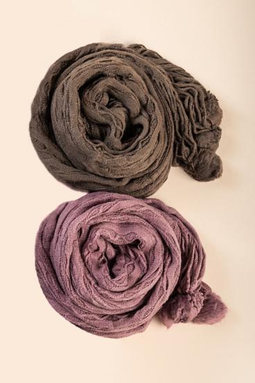 Set de 2 eșarfe, multicolore