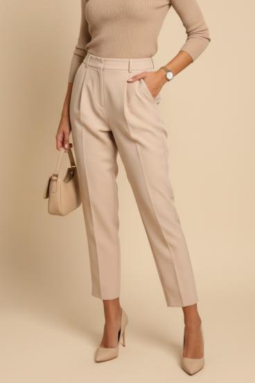 Pantaloni eleganți, bej